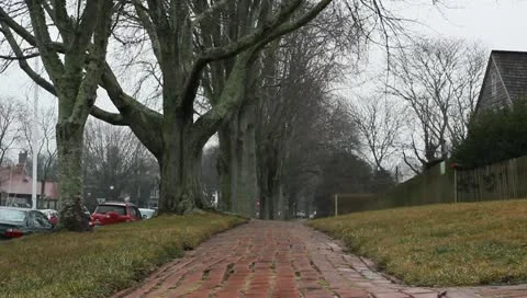 Rural Sidewalk Stock Footage 10756185