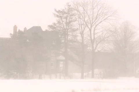 RURAL SNOWSTORM Stock Footage 109758