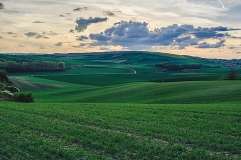 Rural spring landscape Stock-Fotos