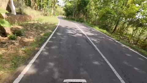 Rural Street view in Blora district, Central Java, Indonesia Stock Footage 334587012