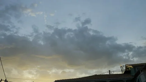 Rural sunrise time lapse. Stock Footage 196994471