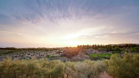 Rural Sunset 库存影片 98502250