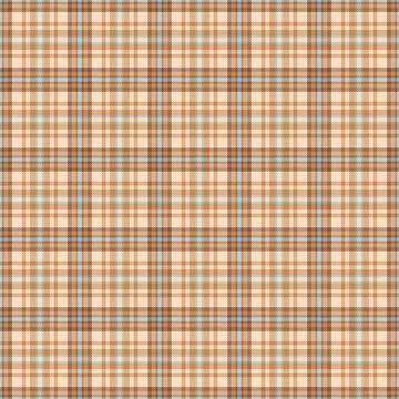 Rural textile texture vector, furry plaid background seamless. Menu fabric .. Stock Illustration
