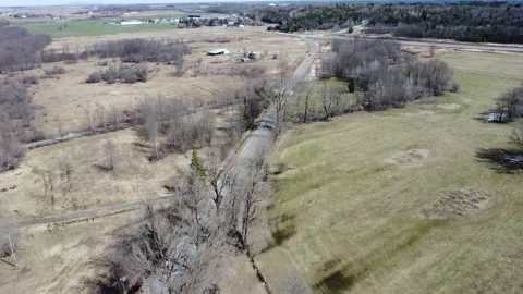 Rural Town Drive Stock Footage 157928732