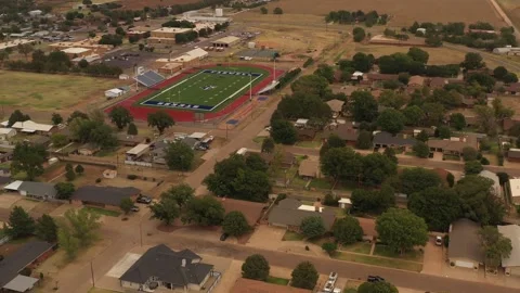Rural town flyover Video stock 250583758