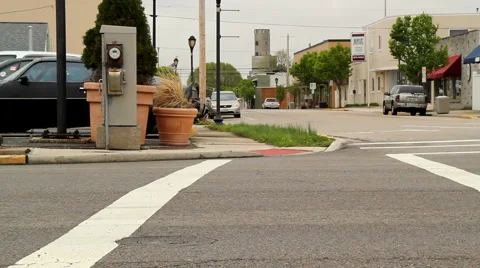 Rural town intersection 動画素材 3678964