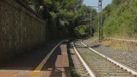 Rural Train Station Stock Footage 79062037