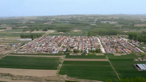 Rural view of Qingdao in spring Video stock 187363373