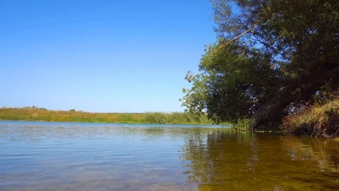 Rural view of river Stock Footage 101130039