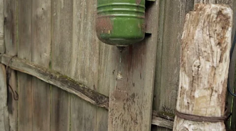 Rural washbasin Stock Footage 50397713