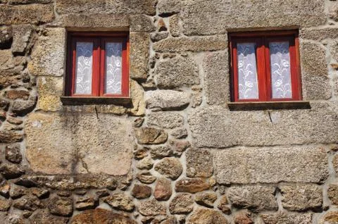 Rural windows Stock Photos