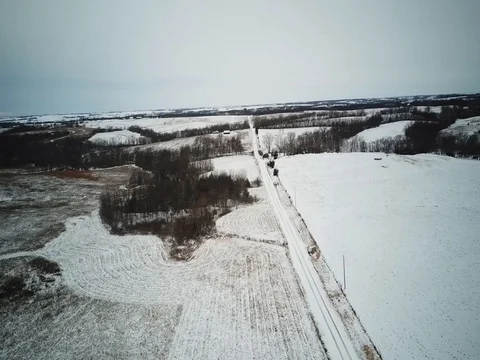 Rural Winter 2 Stock Footage 83765615