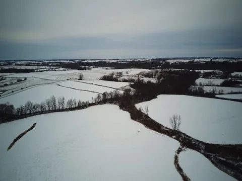 Rural Winter 4 Stock Footage 83766297