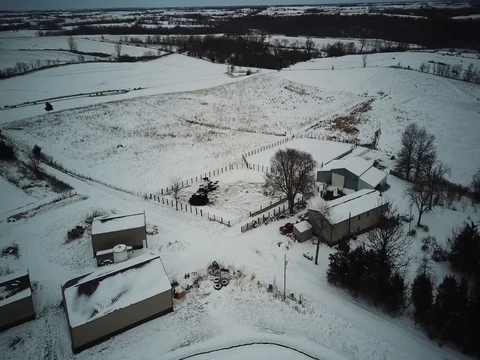 Rural Winter 6 Video stock 83766355