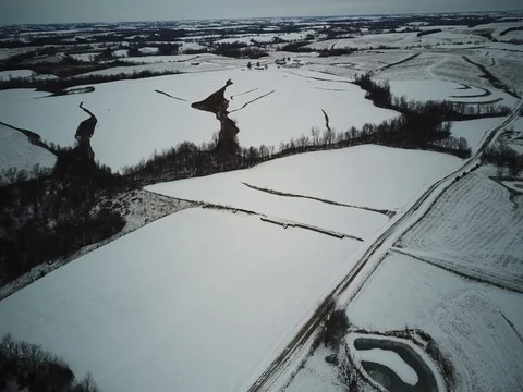 Rural Winter 7 Video stock 83766504