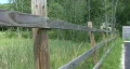Rural Wooden Fence HD Footage