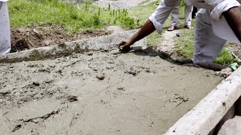 Rural Workers Engaged in Community Development Near Their Homes 库存影片 339779997