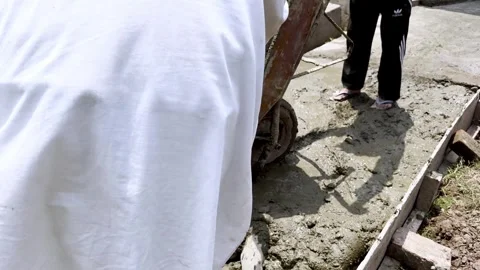 Rural Workers Engaged in Community Development Near Their Homes Видео 339780006