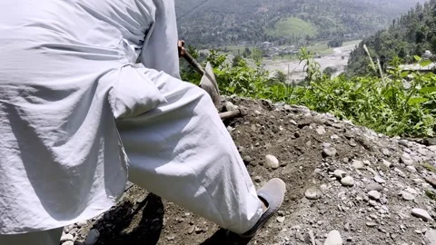 Rural Workers Engaged in Community Development Near Their Homes Stock Footage 339780144