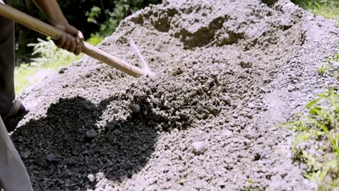 Rural Workers Engaged in Community Development Near Their Homes Stock Footage 339780230