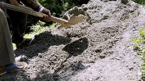 Rural Workers Engaged in Community Development Near Their Homes Stock Footage 339780239