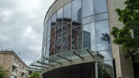 RUSADA building and clouds Stock Footage 163364249