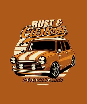 Rush and Custom Stock Illustration