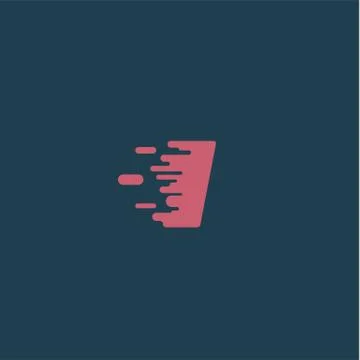 'Rush' character from a typeset, vector illustration Stock Illustration
