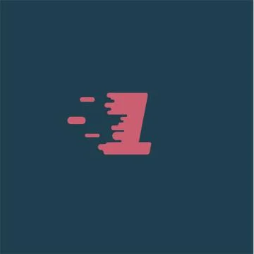 'Rush' character from a typeset, vector illustration Stock Illustration