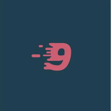'Rush' character from a typeset, vector illustration Stock Illustration