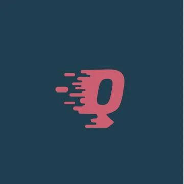 'Rush' character from a typeset, vector illustration Stock Illustration