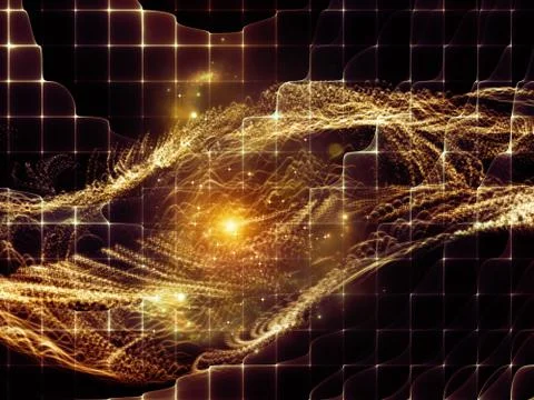 Rush of digital signals. Stock-Illustration