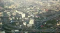 Rush Hour Aerial View Bangkok Intersection Elevated Highway Car Movement Traffic HD Footage