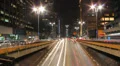 Rush hour after work on Avenida Paulista, Sao Paulo, Brazil. Timelapse HD Footage