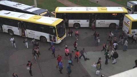 Rush Hour in Brasilia Stock Footage 120535816