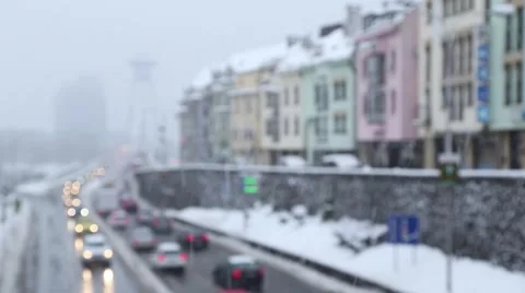 Rush hour in Bratislava.mp4 Stock Footage 56498515