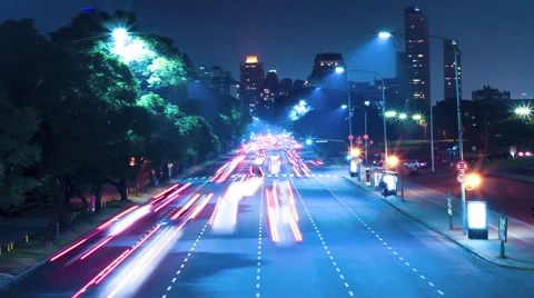 Rush Hour in Buenos Aires Stock-Footage 41292696