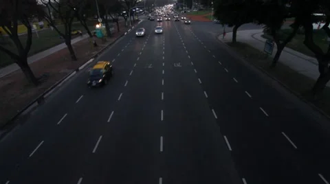 Rush Hour in Buenos Aires Stock Footage 44235472