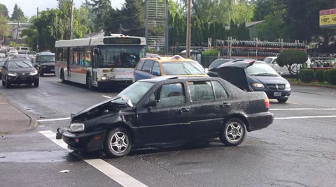 Rush Hour Car Accident Stock-Footage 38813870