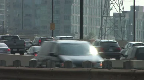 Rush Hour Commute Stock Footage 7902338