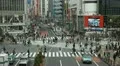 Rush Hour Commuters Commuting Busy Urban Crowded Street Tokyo People Walk Crowd HD Footage