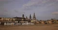 Rush Hour Commuters Commuting Dresden Skyline Old Town German Busy City Streets 4k or 4k+ Resolution