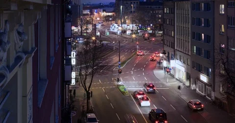 Rush hour in Dusseldorf Vidéo 125618803