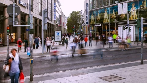 Rush hour Video stock 125847163