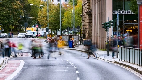 Rush hour Video stock 125847559