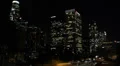 Rush Hour on Freeway USA, Night Downtown Los Angeles, LA Commuters, California HD Footage
