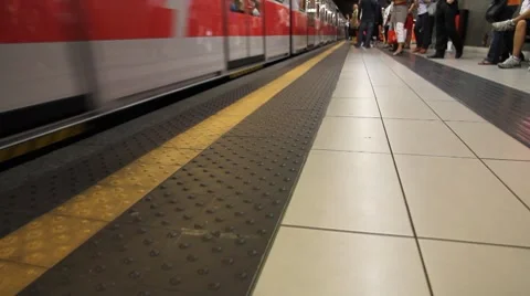 Rush hour metro Stockbeeldmateriaal 7765449