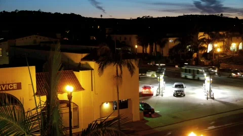 Rush Hour Night Time Lapse Stock Footage 646922