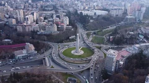 Rush hour on the overpass Stock-Footage 168622938