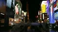 Rush Hour Time Lapse Osaka Colorful Shopping Street Neon Signs Night Light Japan HD Footage